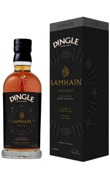 DINGLE SAMHAIN WHISKEY SINGLE MALT TRIPLE DISTILLED MUSCATEL CASK FINISH IRISH 700ML LIQ