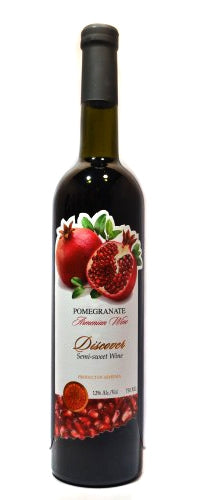 DISCOVER POMEGRANATE WINE SEMI SWEET ARMENIAN 750ML Wine