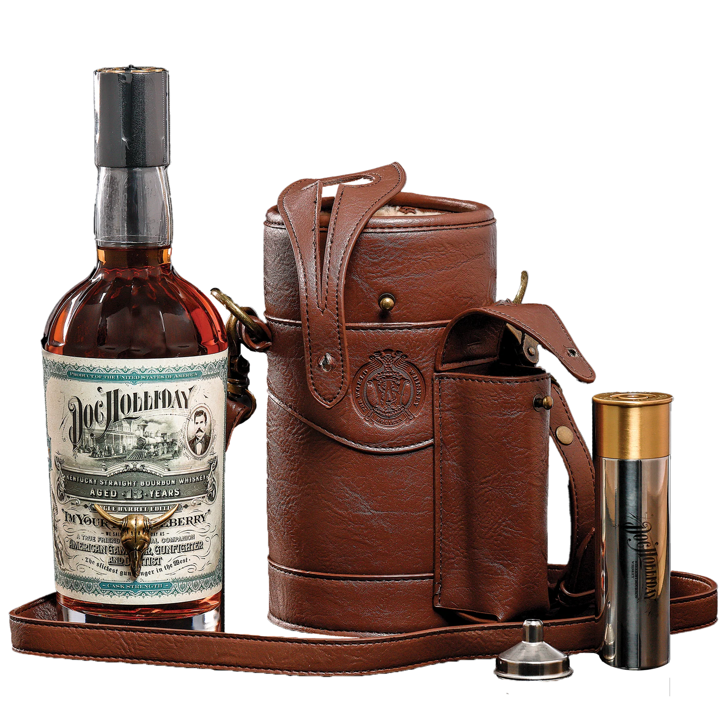 DOC HOLLIDAY BOURBON SINGLE BARREL HUNTING PACK 13YR 700ML LIQ