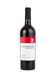 MATEVOSYAN RED WINE SEMI SWEET ARENI VAYOTS DZOR ARMENIA 2024 Wine