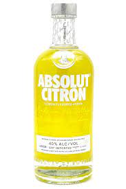 ABSOLUT VODKA CITRON SWEDEN 750ML LIQ