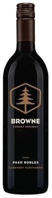 BROWNE FOREST PROJECT PASO ROBLES CABERNET SAUVIGNON 2021 WINE