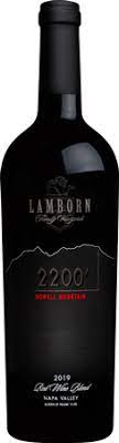 LAMBORN 2200 RED WINE BLEND HOWELL MOUNTAIN NAPA 2019 WINE