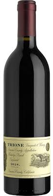 TRIONE ZINFANDEL FLATRIDGE RANCH SONOMA COUNTY 2018 WINE