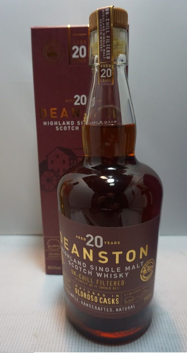 DEANSTON SCOTCH SINGLE MALT HIGHLAND OLOROSO CASKS UN CHILL 20YR 750ML Spirits