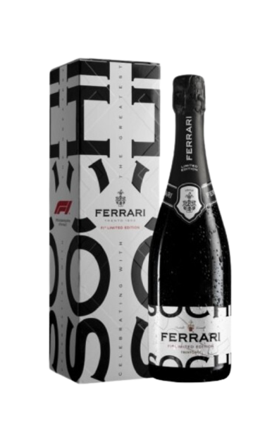 FERRARI TRENTO SPARKLING WINE BRUT F1 LIMITED SOCHI EDITION ITALY 750ML WINE