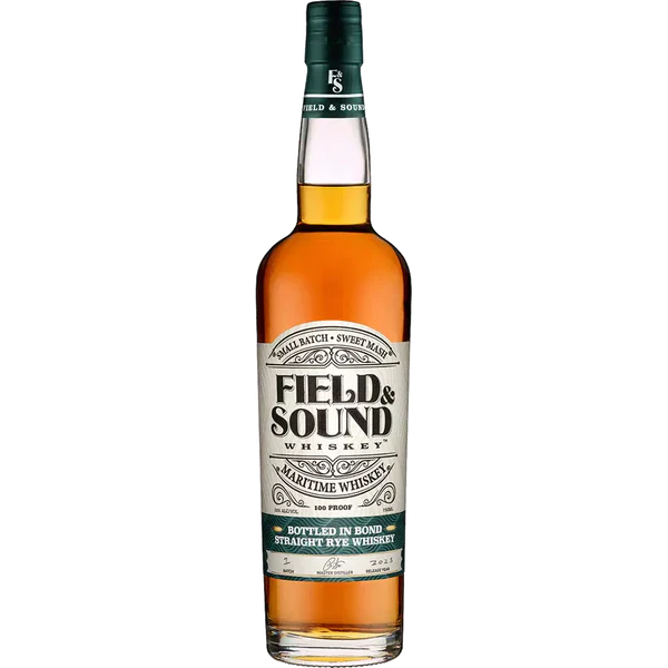FIELD & SOUND WHISKEY RYE BOTTLED IN BOND NEW YORK 750ML LIQ