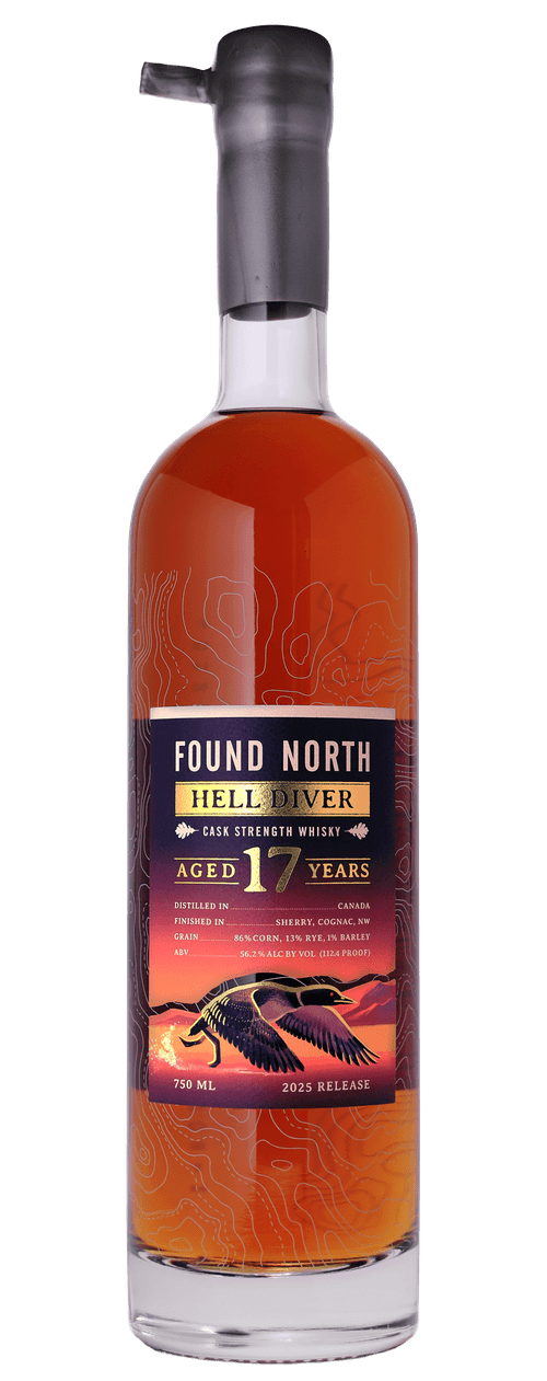 FOUND NORTH WHISKY CASK STRENGTH HELL DIVER CANADA 17YR 750ML