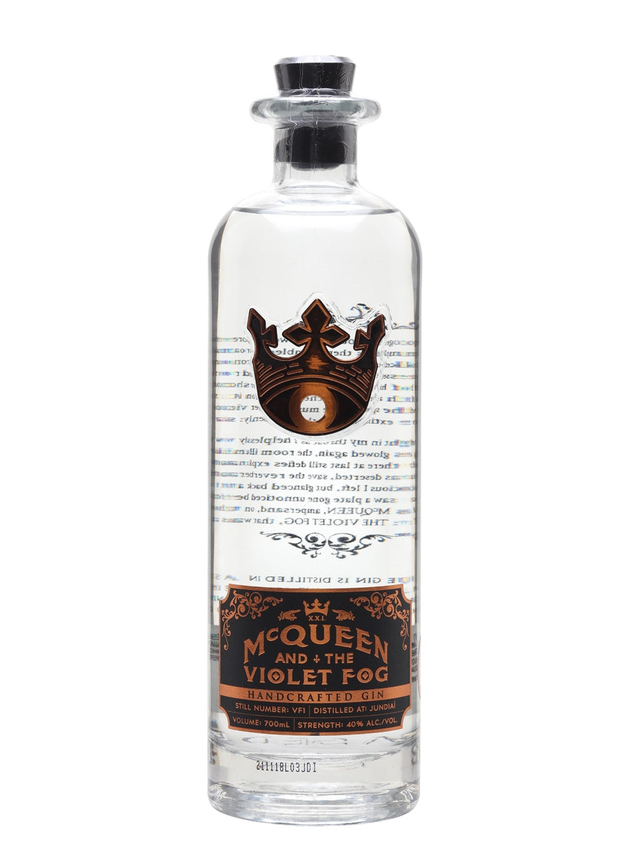 MCQUEEN AND THE VIOLET FOG GIN HANDCRAFTED BRAZIL 750ML Spirits
