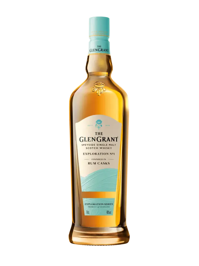 GLEN GRANT SCOTCH SINGLE MALT FINISHED IN RUM CASKS EXPLORATION N1 750ML