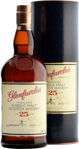 GLENFARCLAS SCOTCH SINGLE MALT SPEYSIDE 86PF 25YR 750ML Spirits