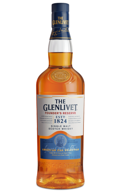 GLENLIVET SCOTCH SINGLE MALT FOUNDERS RESERVE SPEYSIDE 750ML Spirits