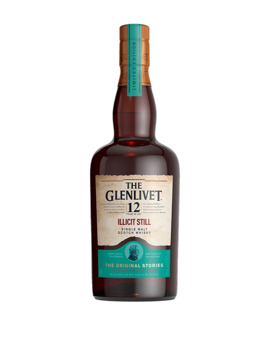 GLENLIVET ILLICIT STILL SCOTCH SINGLE MALT LIMITED EDITION 12YR 750ML Spirits