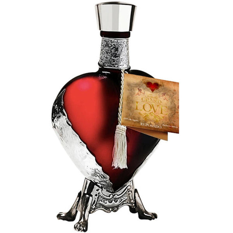 GRAND LOVE TEQUILA REPOSADO RED HEART 750ML Spirits