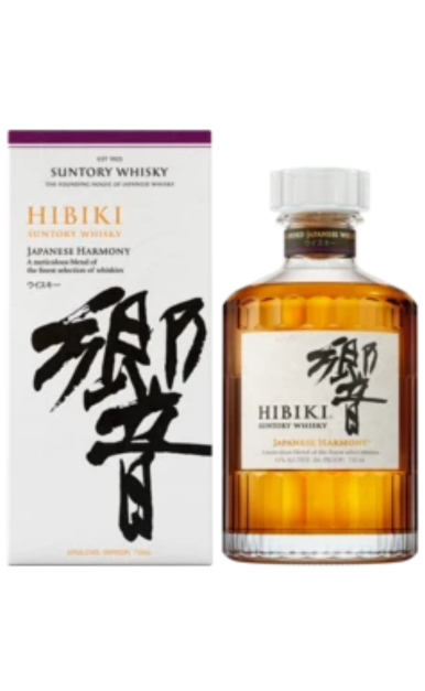 HIBIKI SUNTORY WHISKY BLEND OF FINEST HARMONY JAPAN 750ML Spirits
