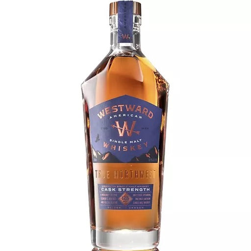 WESTWARD WHISKEY SINGLE MALT AMERICAN CASK STRENGTH OREGON 750ML Spirits