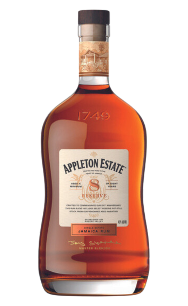 APPLETON ESTATE RUM RESERVE BLEND 8YR JAMAICA 750ML Spirits