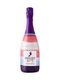 BAREFOOT BUBBLY CALIFORNIA CHAMPAGNE SWEET ROSE 750ML Wine