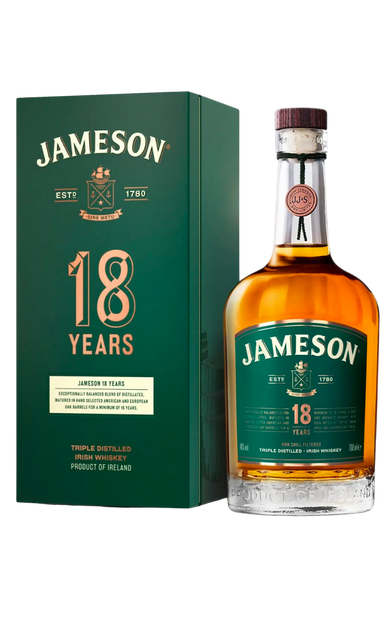 JAMESON WHISKY IRISH 18YR 750ML Spirits