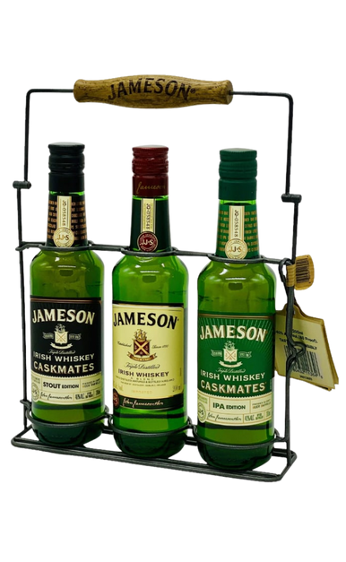 JAMESON WHISKEY ASSORTED ( TRIPLE, IPA, STOUT ) IRISH 3X200ML Spirits
