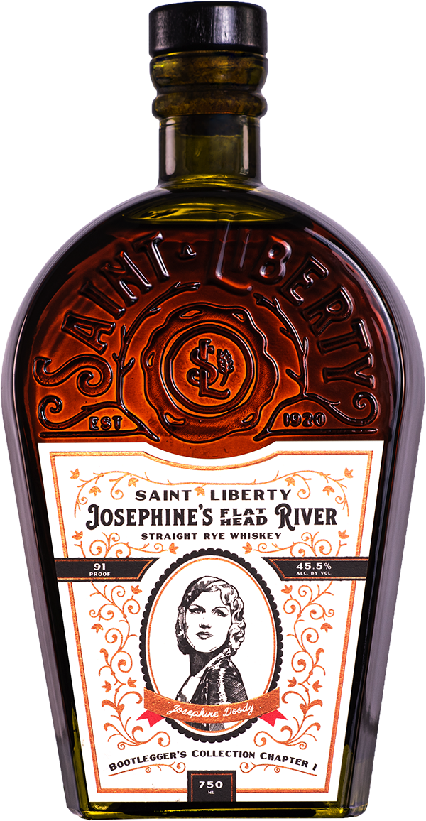 SAINT LIBERTY JOSEPHINES FLAT HEAD RIVER WHISKEY RYE BOOTLEGGERS COLLECTION CHAPTER 1 TENNESSEE 750ML Spirits