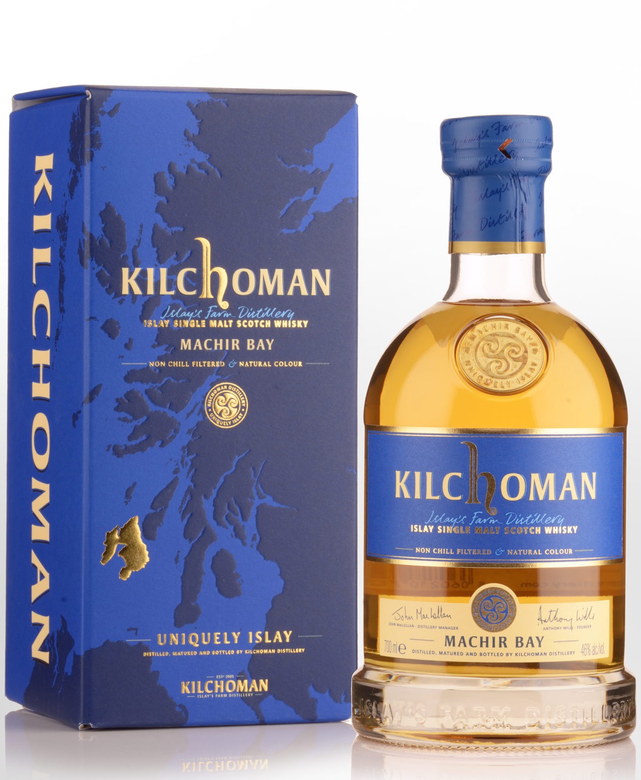 KILCHOMAN SCOTCH SINGLE MALT MACHIR BAY 92PF 750ML Spirits