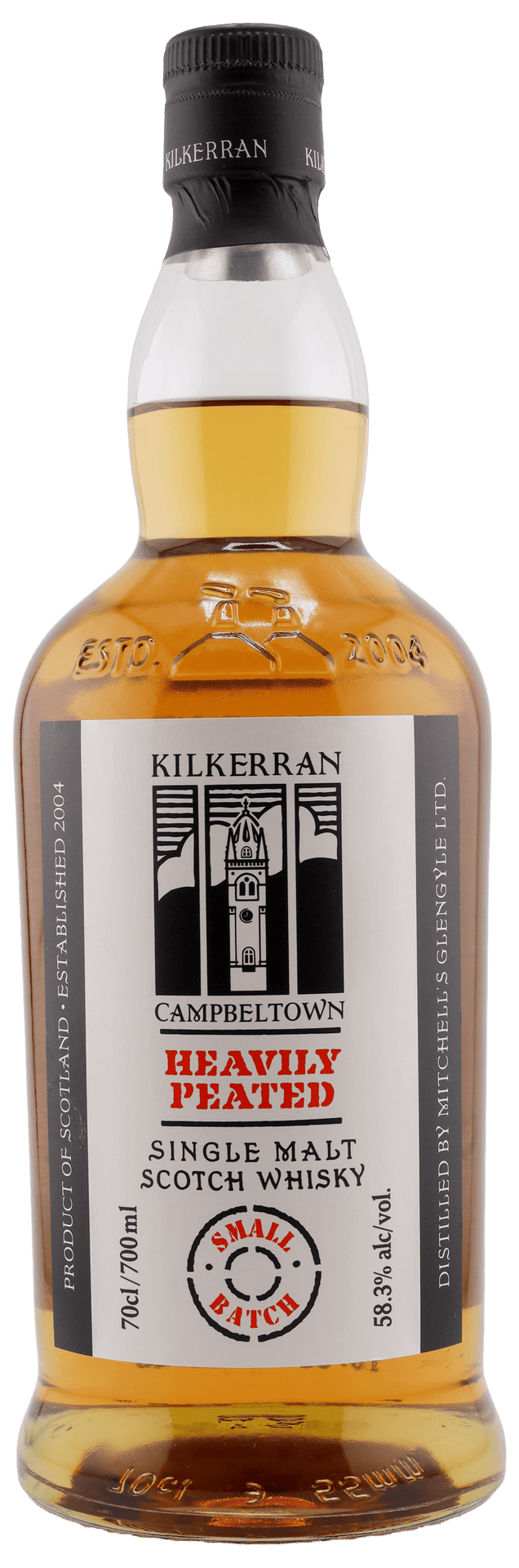 KILKERRAN SCOTCH SINGLE MALT HEAVILY PEATED BATCH 14 700ML