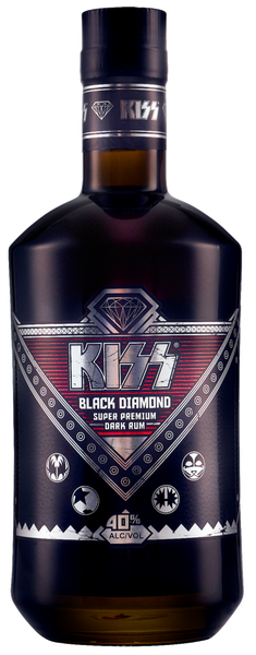 KISS RUM DARK SUPER PREMIUM BLACK DIAMOND BARBADOS 700ML Spirits