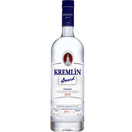 KREMLIN AWARD VINTAGE VODKA DISTILLED 2018 RUSSIA 750ML Spirits