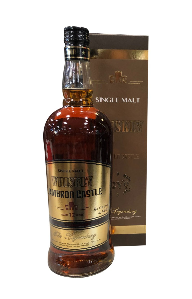 LAMBRON CASTLE WHISKEY SINGLE MALT THE LEGENDARY ARMENIA 12YR 750ML Spirits