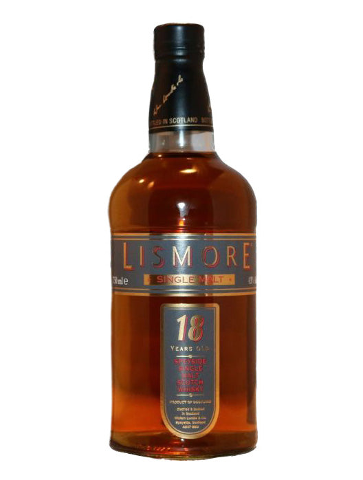 LISMORE SCOTCH SINGLE MALT 86PF 18YR 750ML Spirits