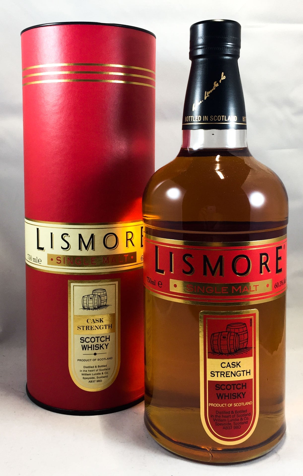 LISMORE SCOTCH SINGLE MALT CASK STRENGTH 120.6PF 750ML Spirits