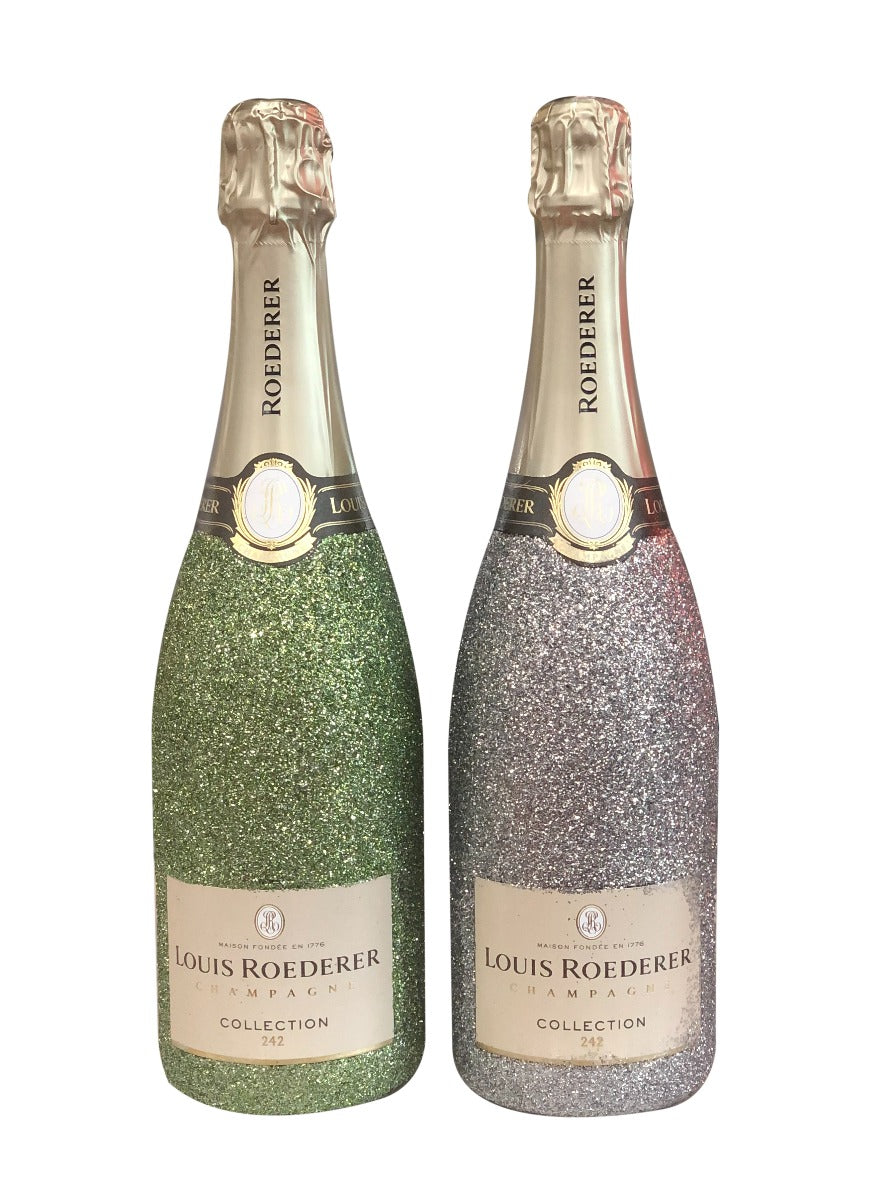 LOUIS ROEDERER CHAMPAGNE BRUT COLLECTION 243 W/ GLITTER DESIGN 750ML Wine