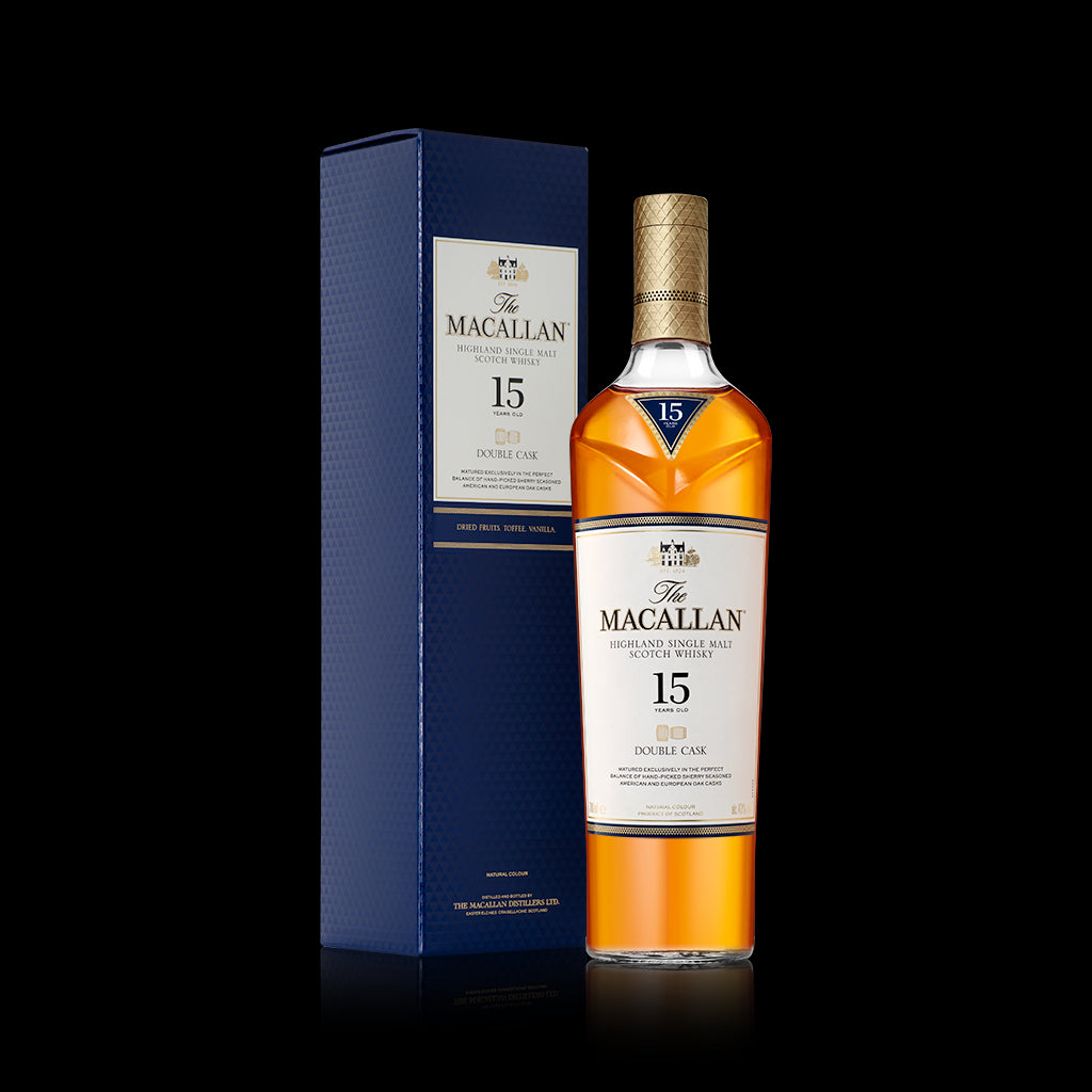 MACALLAN SCOTCH SINGLE MALT DOUBLE CASK 15YR 750ML Spirits