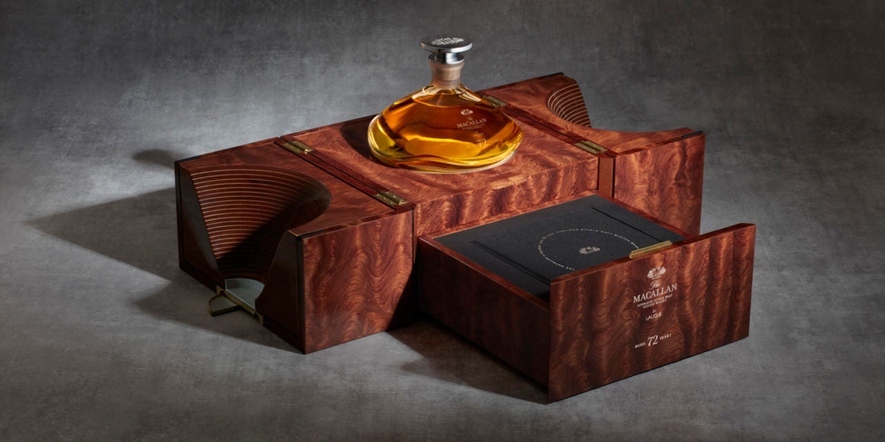 MACALLAN SCOTCH SINGLE MALT LALIQUE 72YR 750ML Spirits