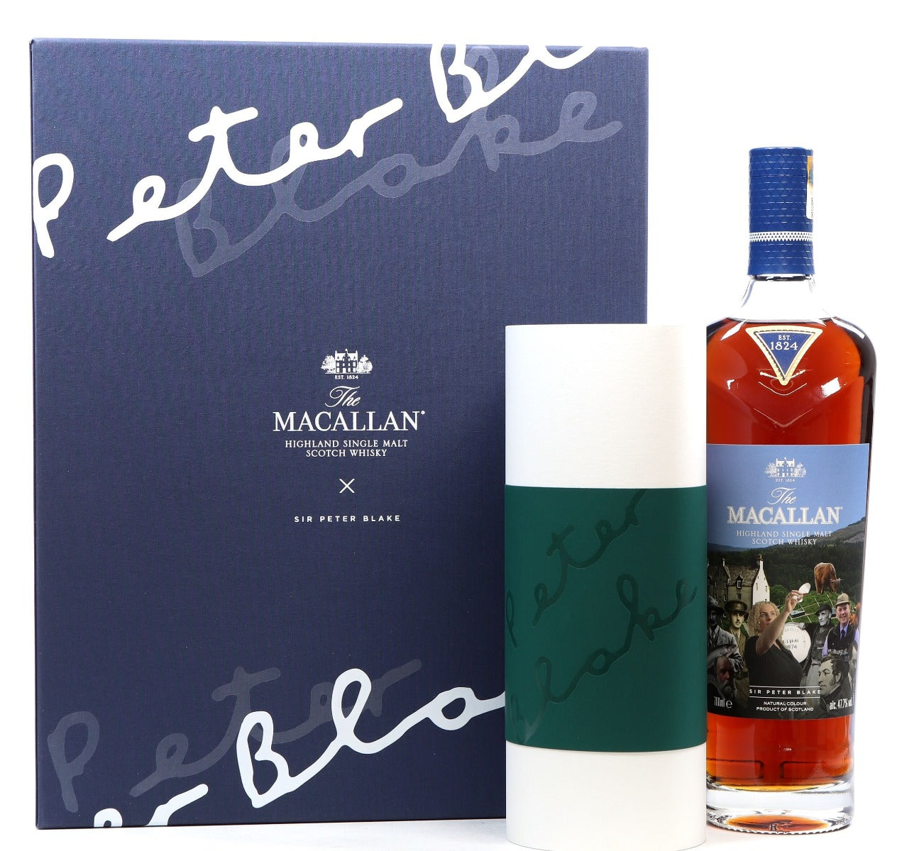 MACALLAN SIR PETER BLAKE COLLABERATION SCOTCH SINGLE MALT 750ML Spirits