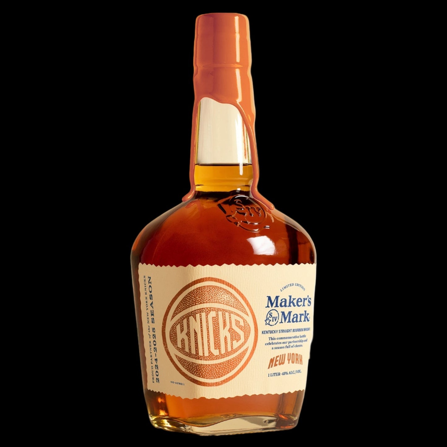 MAKERS MARK BOURBON LIMITED NEW YORK KNICKS EDITION KENTUCKY 1LI LIQ