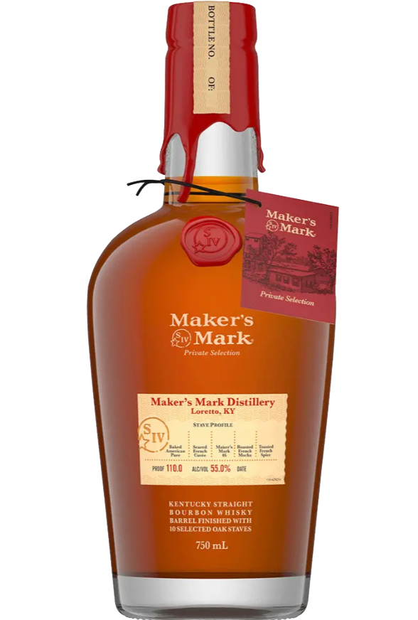 MAKERS MARK BOURBON PRIVATE BARREL SELECT 110PF KENTUCKY 750ML Spirits