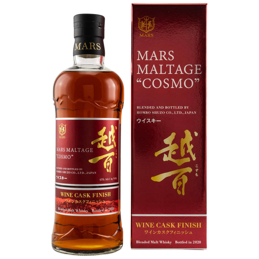 MARS WHISKY BLENDED MALTAGE COSMO WINE CASK FINISH JAPAN 750ML Spirits