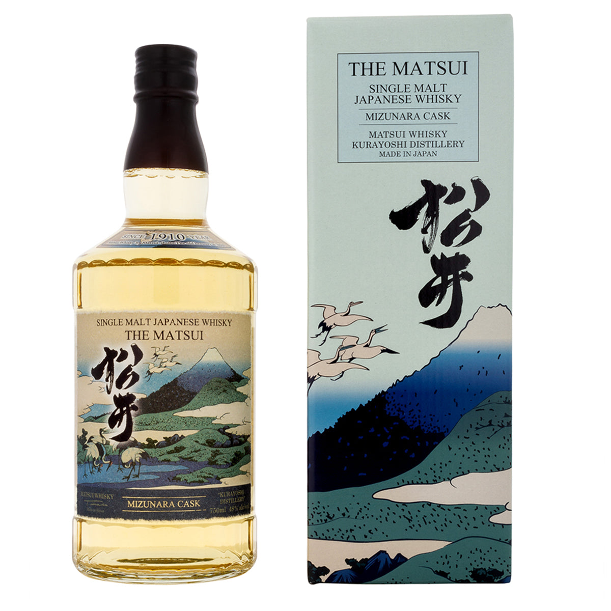 THE MATSUI WHISKY SINGLE MALT MIZUNARA CASK JAPAN 750ML Spirits