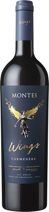MONTES WINGS RED WINE CARMENERE COLCHAGUA VALLEY CHILE 2019 WINE