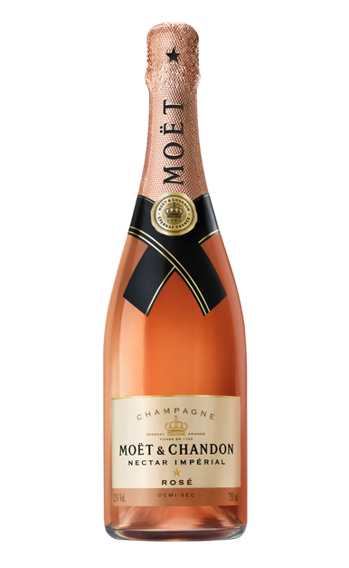 MOET & CHANDON CHAMPAGNE NECTAR IMPERIAL ROSE 375ML Wine