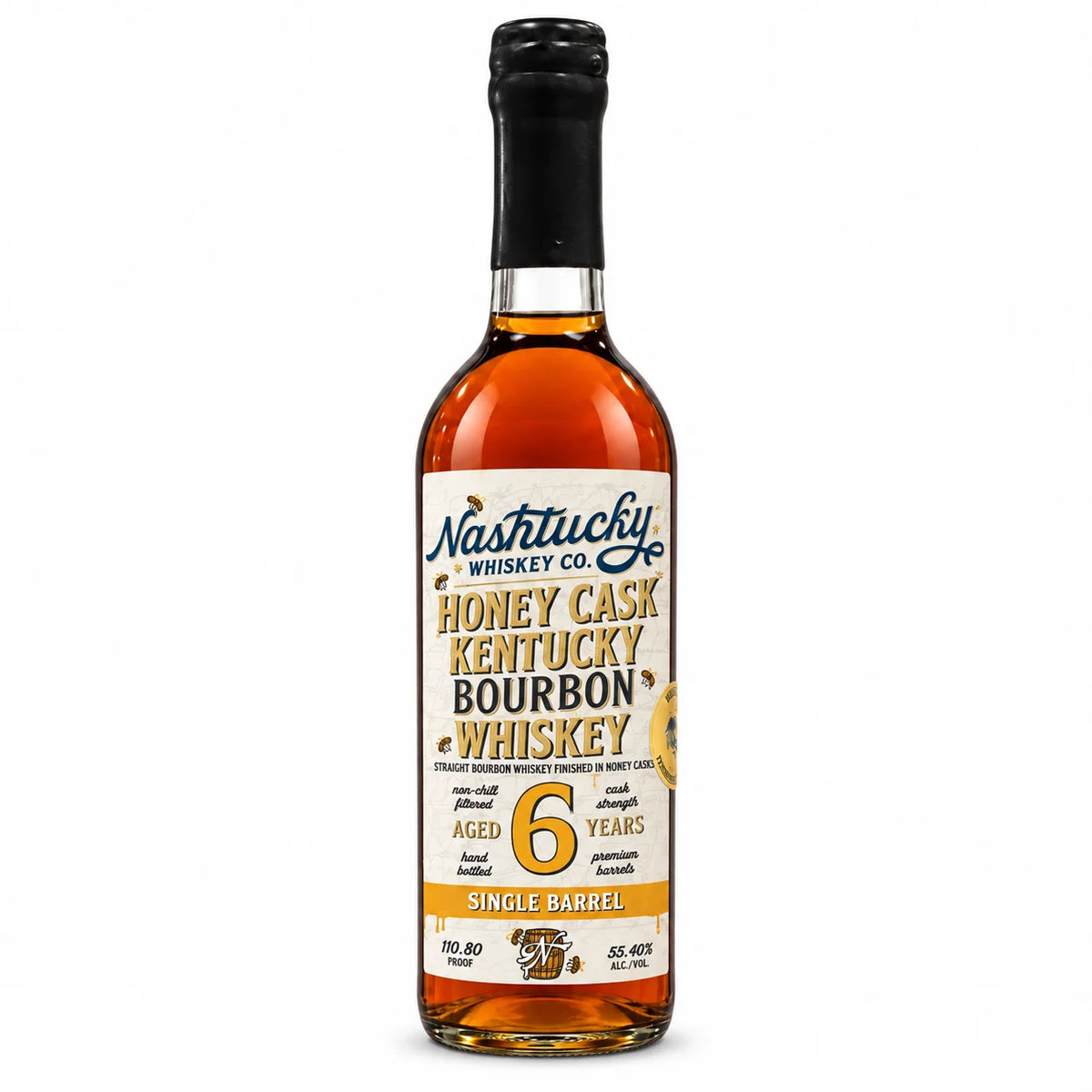 NASHTUCKY BOURBON SINGLE BARREL HONEY CASK STRENGTH KENTUCKY 6YR 750ML