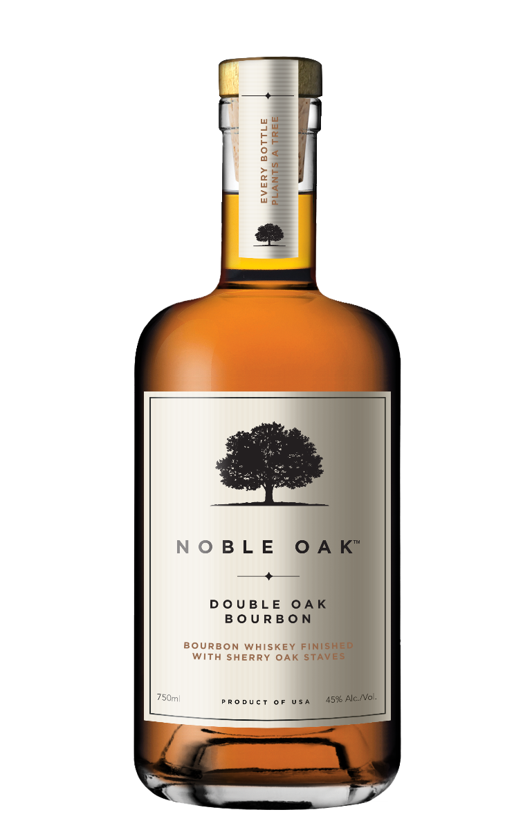 NOBLE OAK BOURBON DOUBLE OAK W/ SHERRY OAK SLAVES KENTUCKY 90PF 750ML Spirits