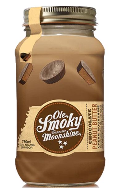 OLE SMOKY MOONSHINE CHOCOLATE PEANUT BUTTER CREAM 750ML LIQ