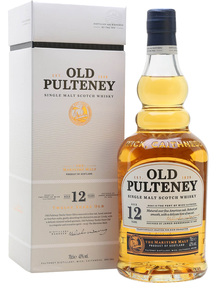 OLD PULTENEY SCOTCH SINGLE MALT MARITIME MALT 12YR 750ML Spirits