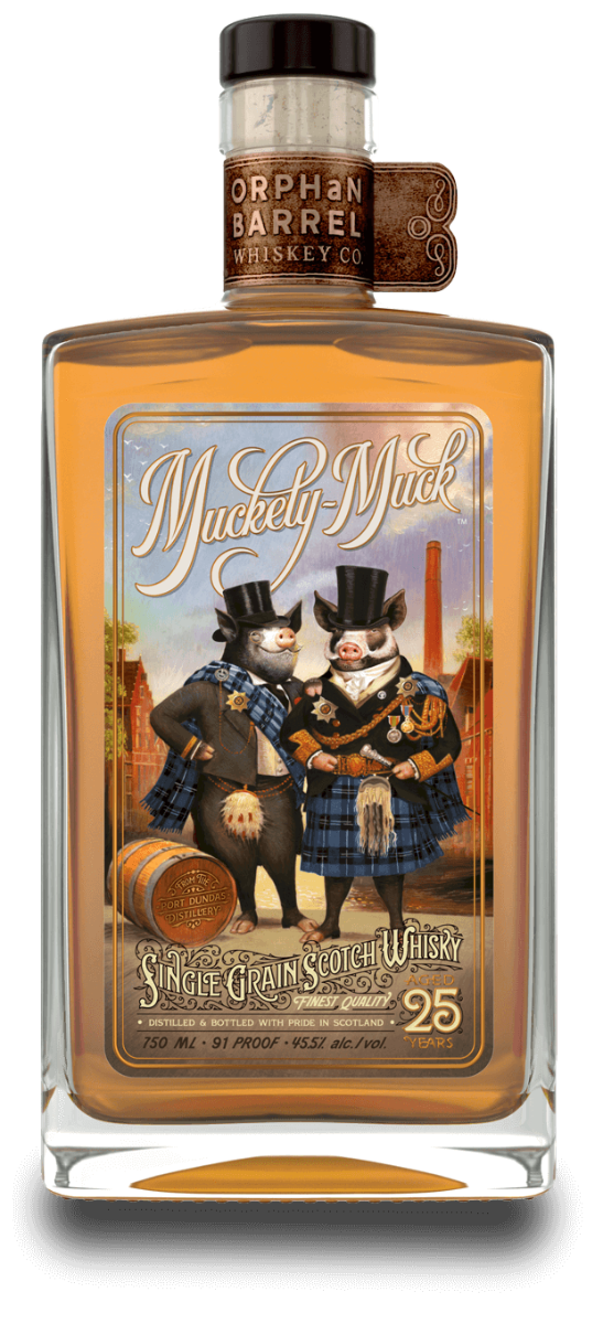 ORPHAN BARREL SCOTCH SINGLE GRAIN MUCKETY MUCK 25YR 750ML Spirits