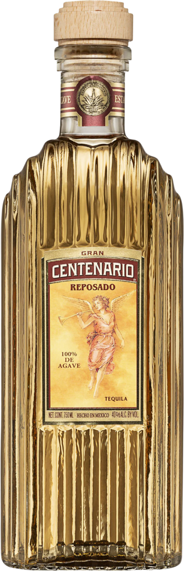 GRAN CENTENARIO TEQUILA REPOSADO GFT PK W/ 2 GLASSES 750ML Spirits