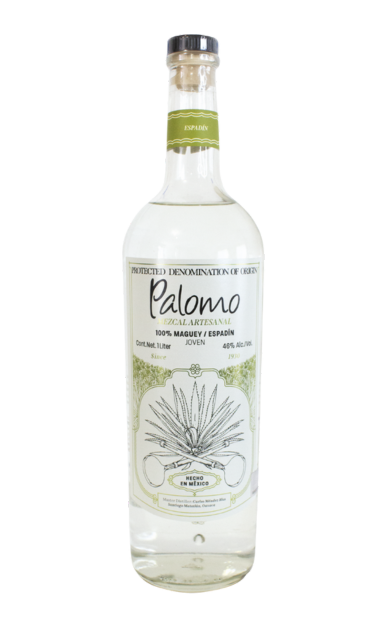 PALOMO ARTESANAL MEZCAL JOVEN ESPADIN OAXACA 1LI LIQ