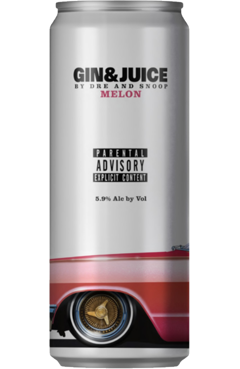 GIN & JUICE COCKTAIL BY DRE AND SNOOP MELON 4X355ML CANS LIQ